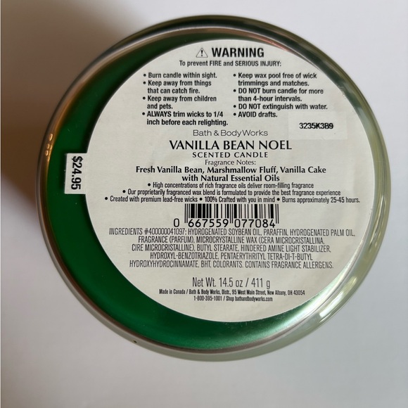 Bath & Body Works Vanilla Bean Noel - Picture 3 of 3